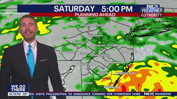 Weather Authority: 10 p.m. Friday forecast