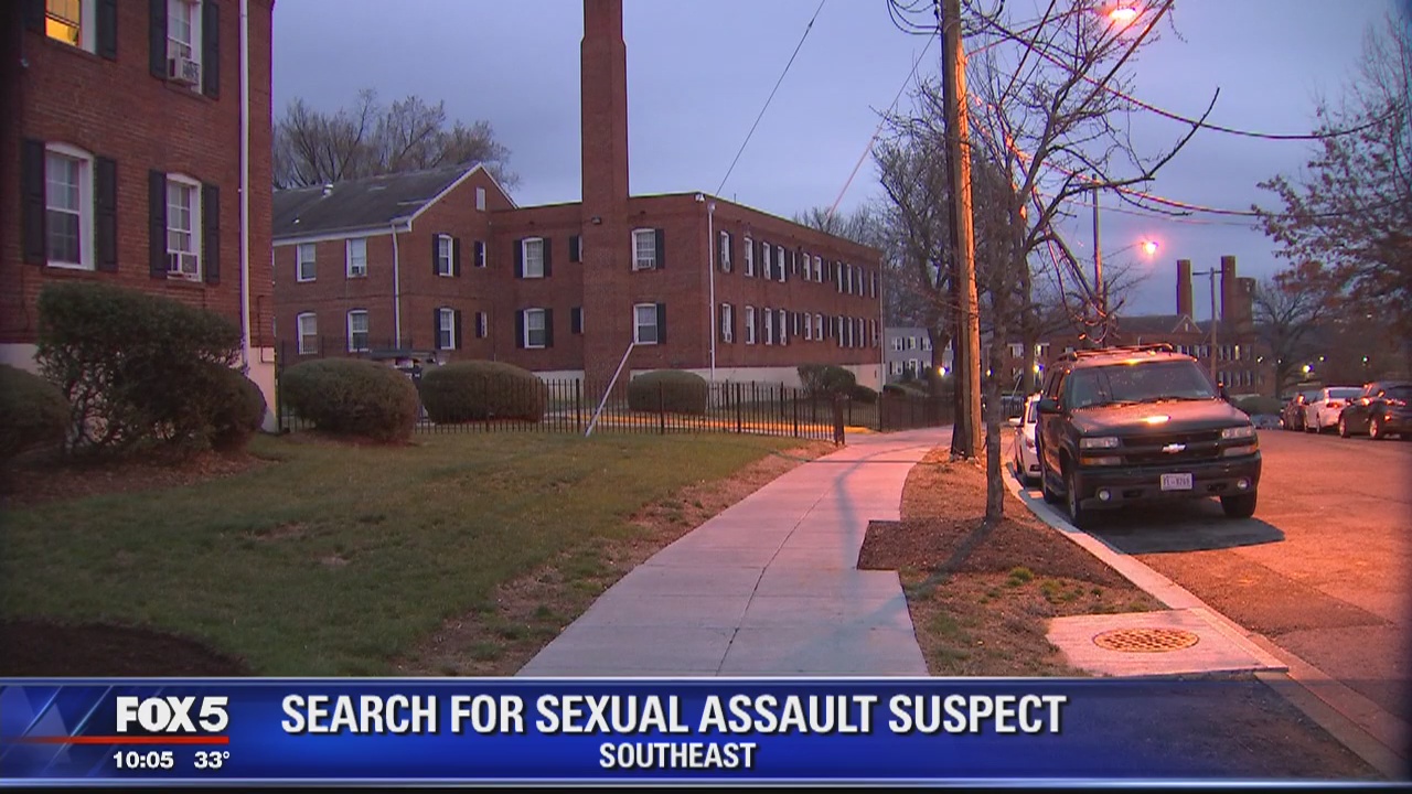 DC police searching for Southeast DC sexual assault suspect
