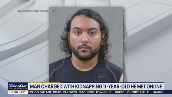 Delaware man charged with kidnapping 11-year-old he met online, officials say