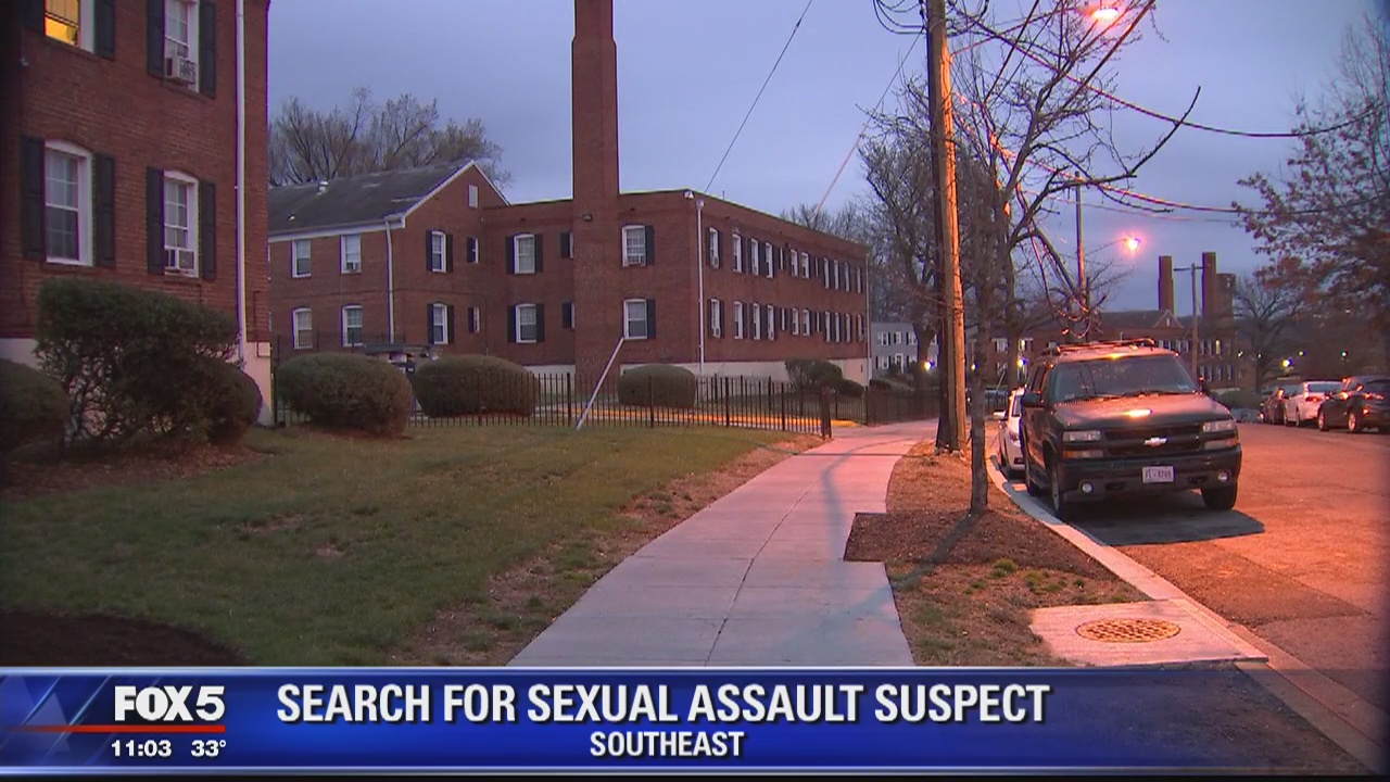 Police searching for suspect in sexual assault in Southeast DC