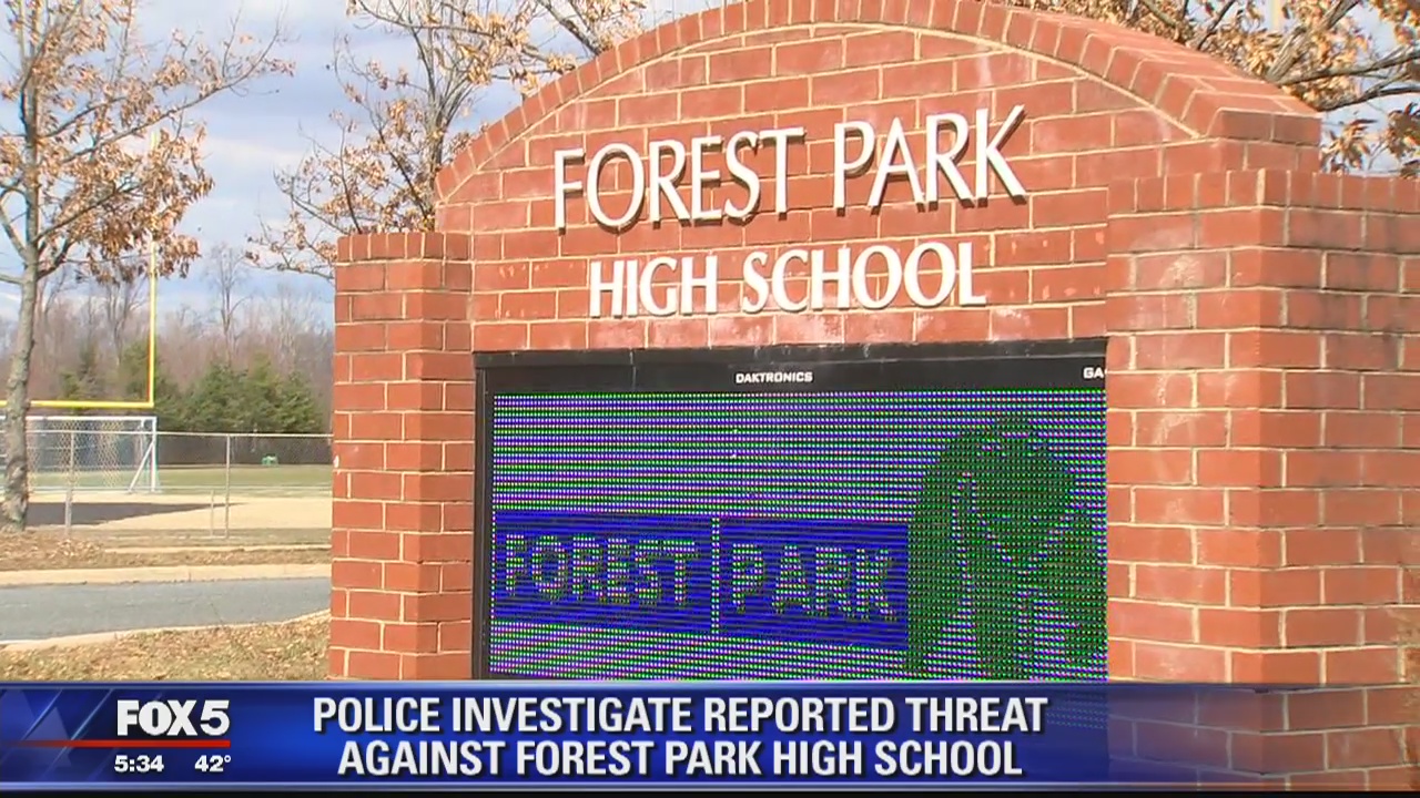 Bathroom graffiti, Snapchat threats made against Forest Park High School in Prince William County