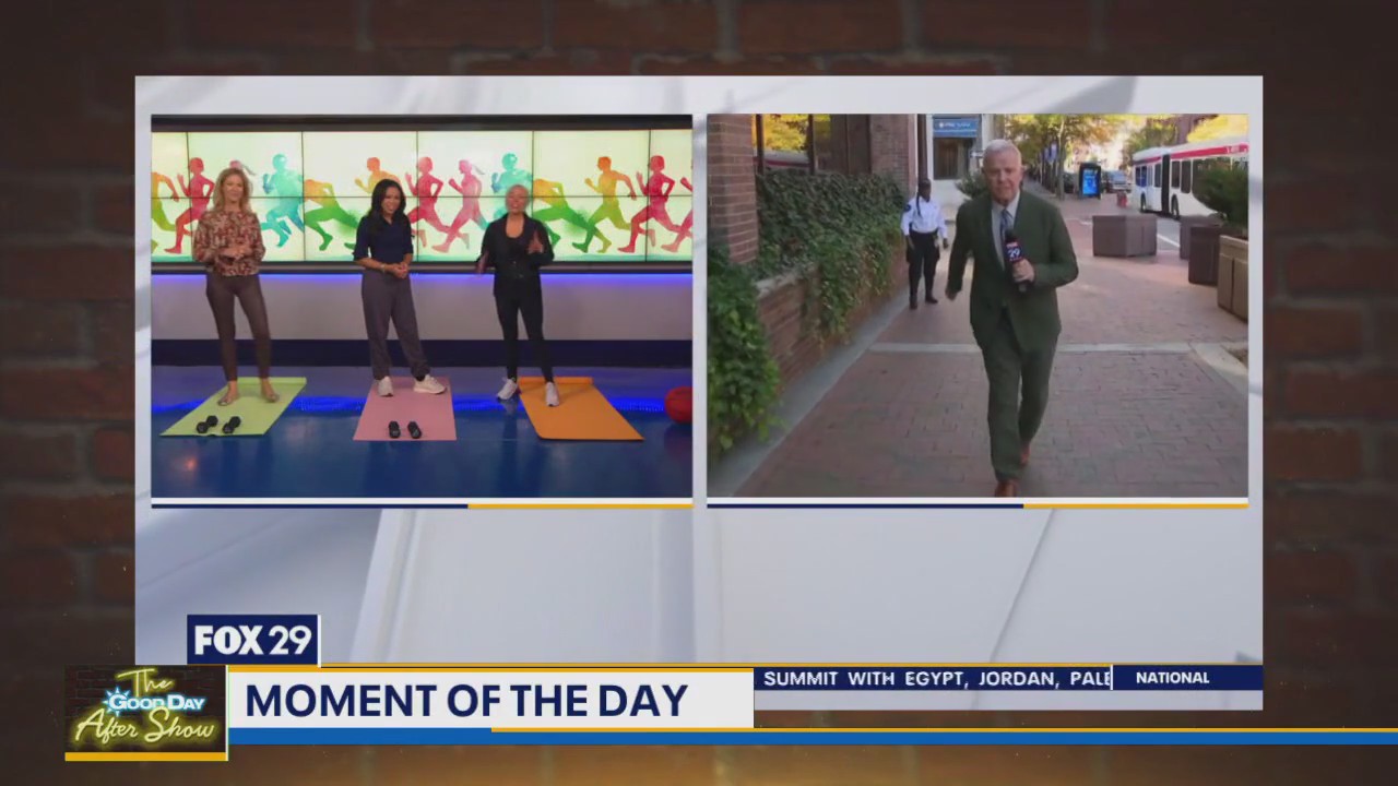 Moment of the Day: Good Day anchors get their sweat on!