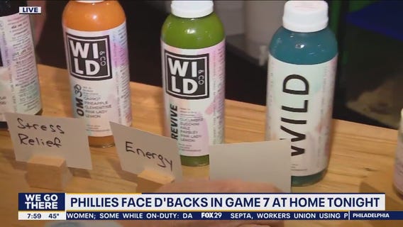 Detox before Game 7 with juices at Wild & Co. in Collingswood