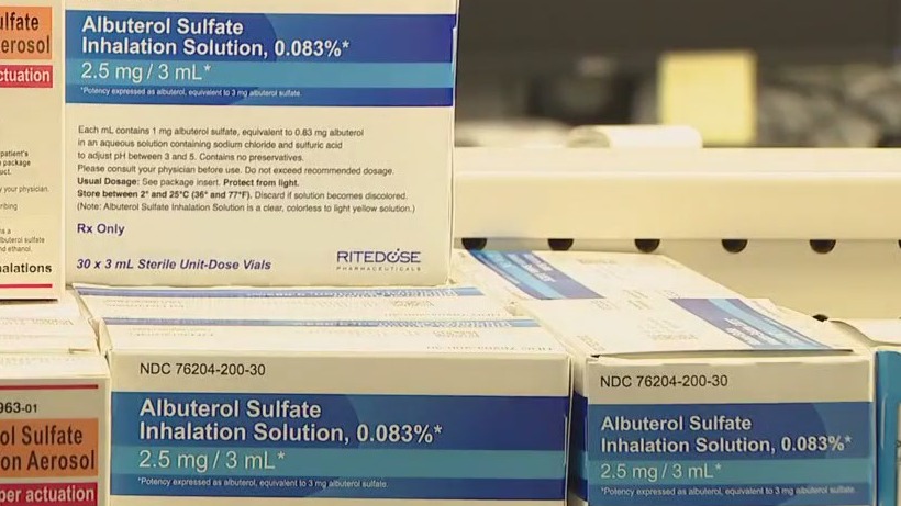 Albuterol asthma drug shortage, Milwaukee pharmacy impacted