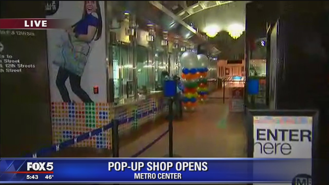 Metro pop-up shop opens