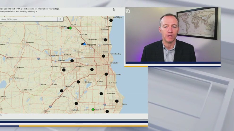 Power out for more than 100,000 in southeast Wisconsin