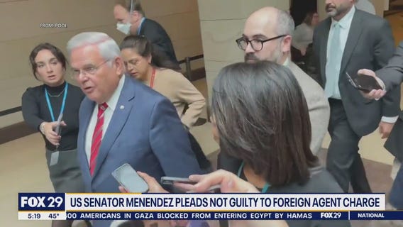 NJ Sen. Menendez enters not guilty plea to a new conspiracy charge