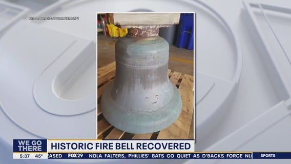 Historic bell stolen from NJ fire department recovered