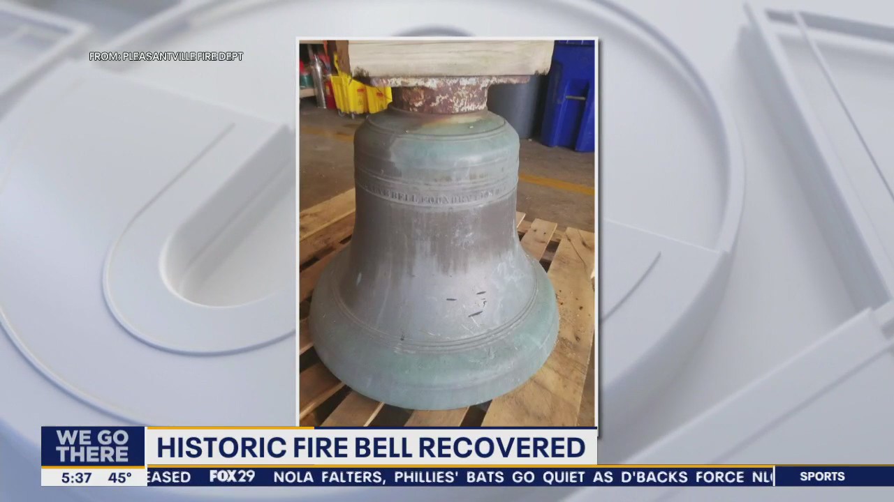 Historic bell stolen from NJ fire department recovered