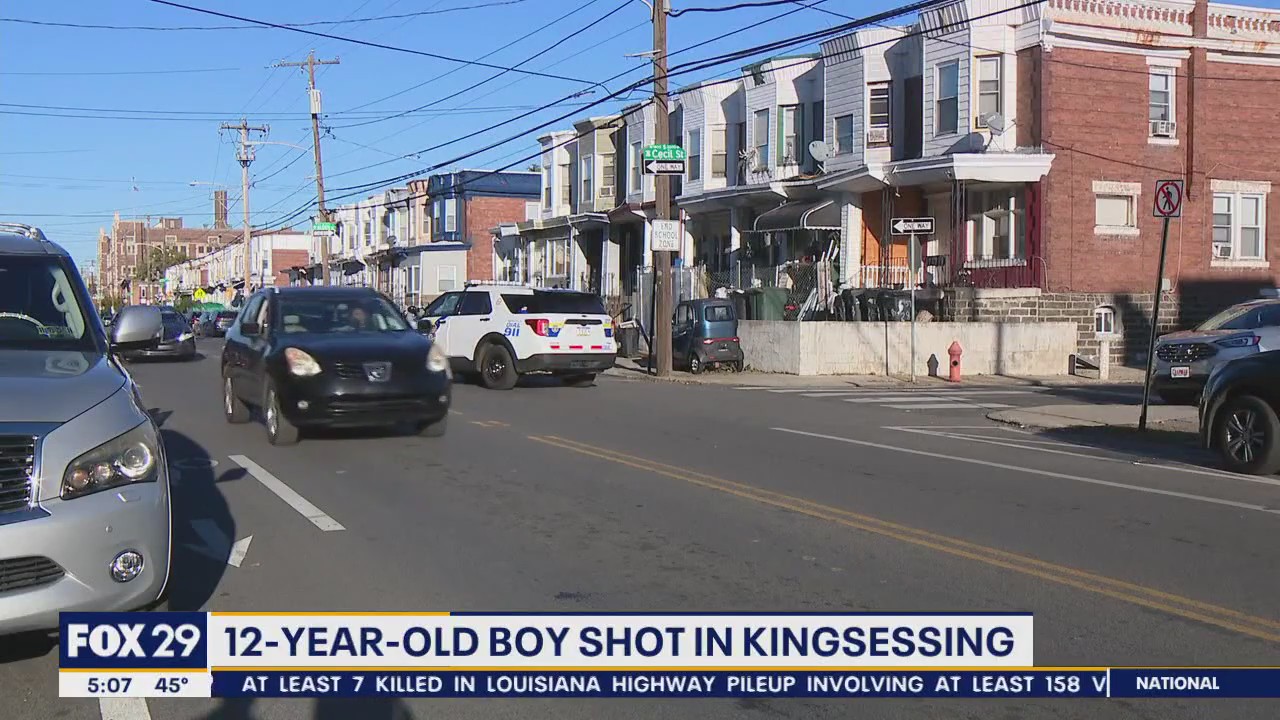 12-year-old boy shot in Kingsessing, police say | FOX 29 Philadelphia