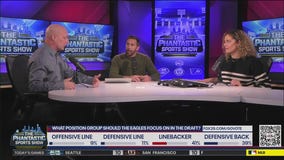 What position group should the Eagles focus on in the draft?