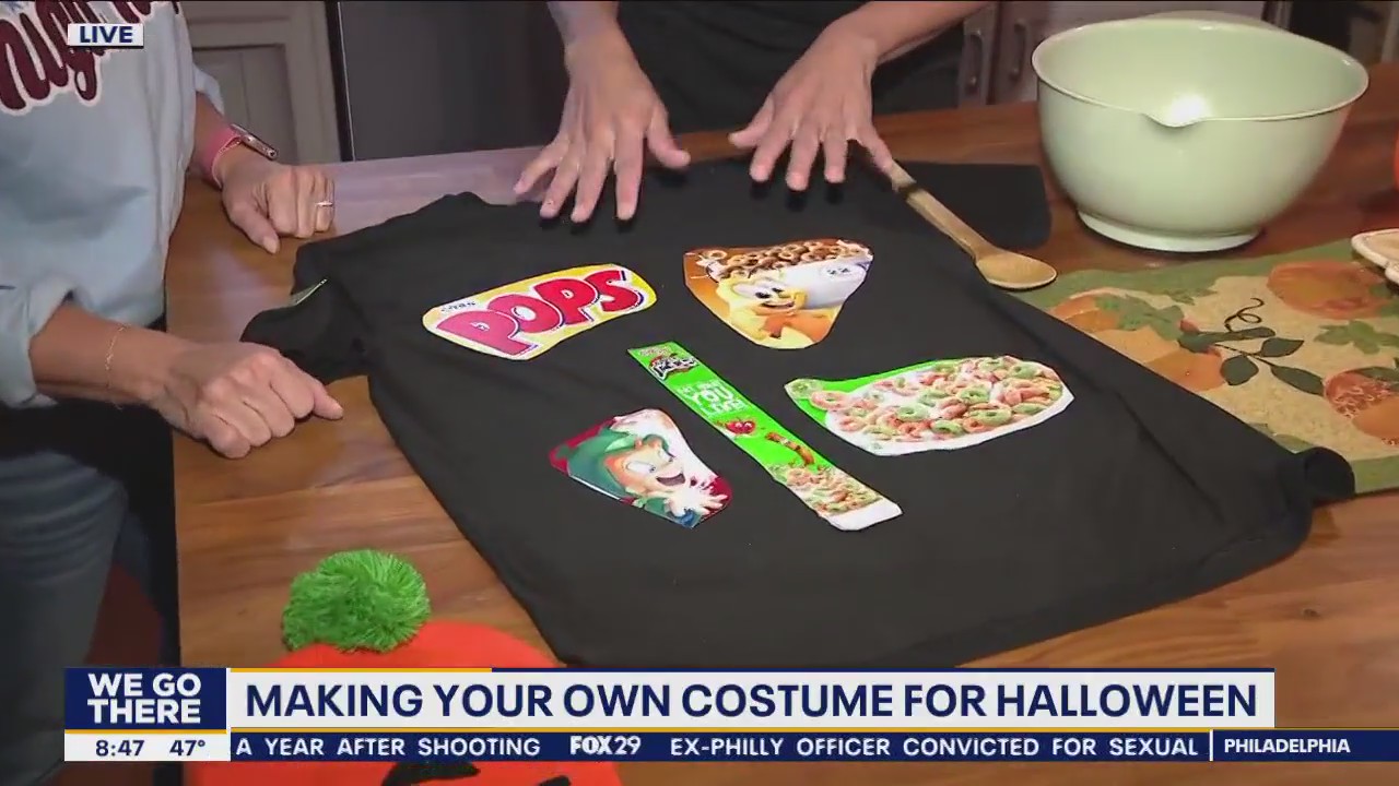 Making your own costume for Halloween