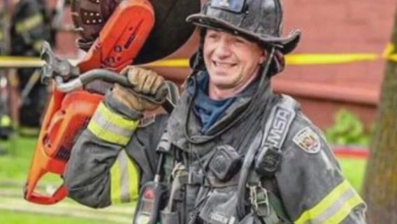 Injured Milwaukee firefighter reunites with sick daughter