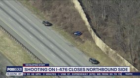 Gunshots fired at car on I-476 in apparent road rage incident