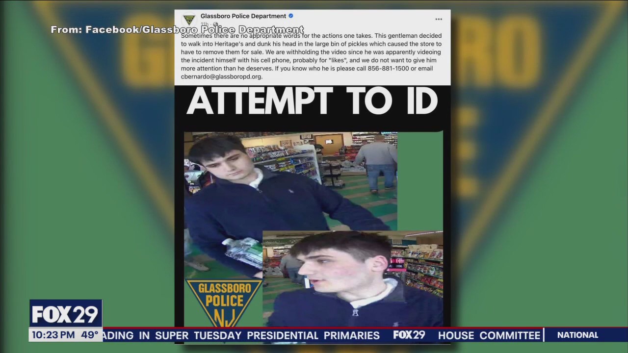 Police searching for pickle prankster in South Jersey