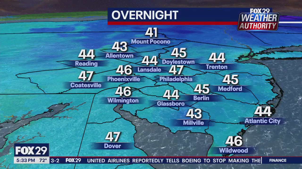 Weather Authority: 5 p.m. Wednesday forecast