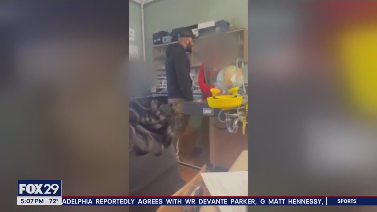 Video: New Jersey dad charged after confronting student at Paulsboro High School