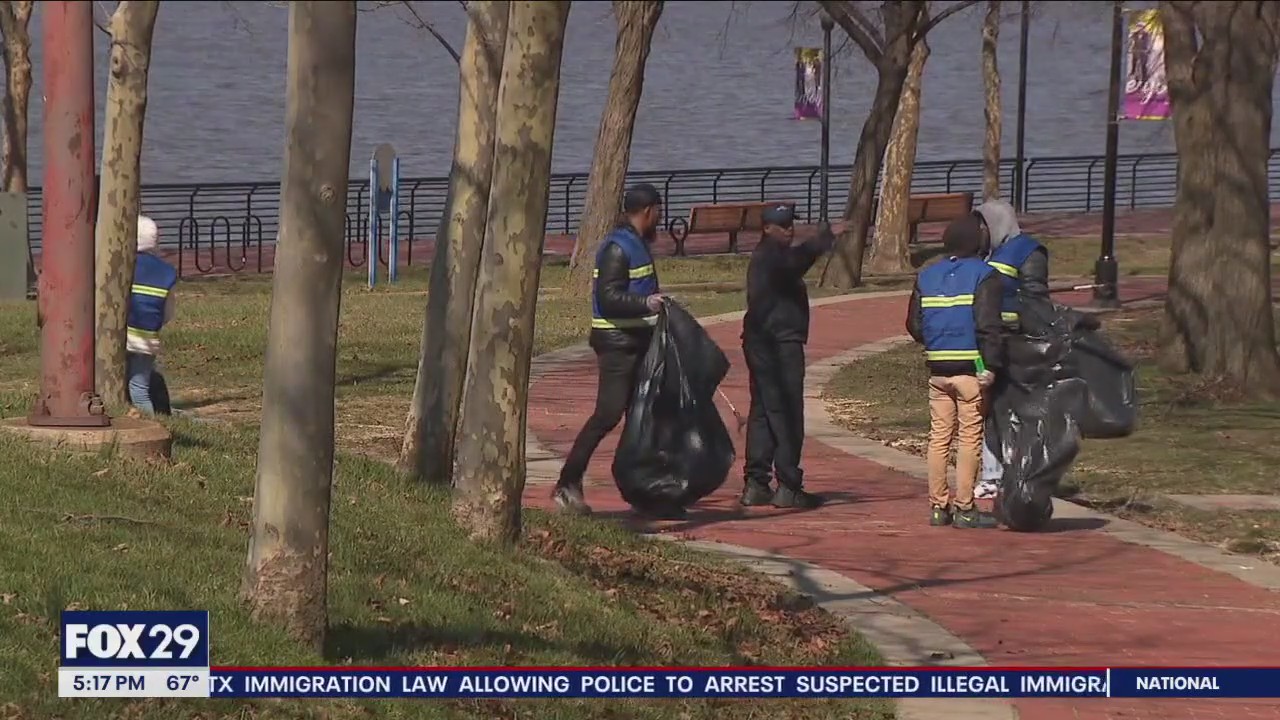 Inside the Camden County program paying the homeless $75 to pick up trash