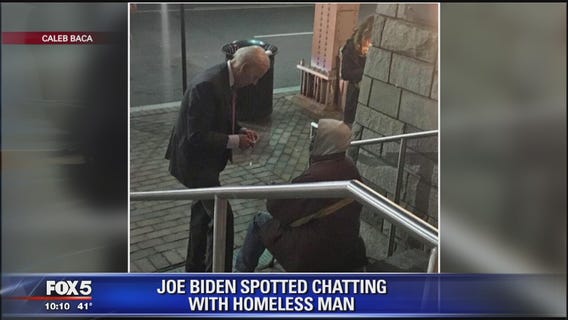 An act of kindness by former VP Joe Biden caught on camera