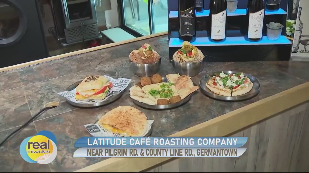 Latitude Caf? is a popular spot for coffee, food and wine in Germantown