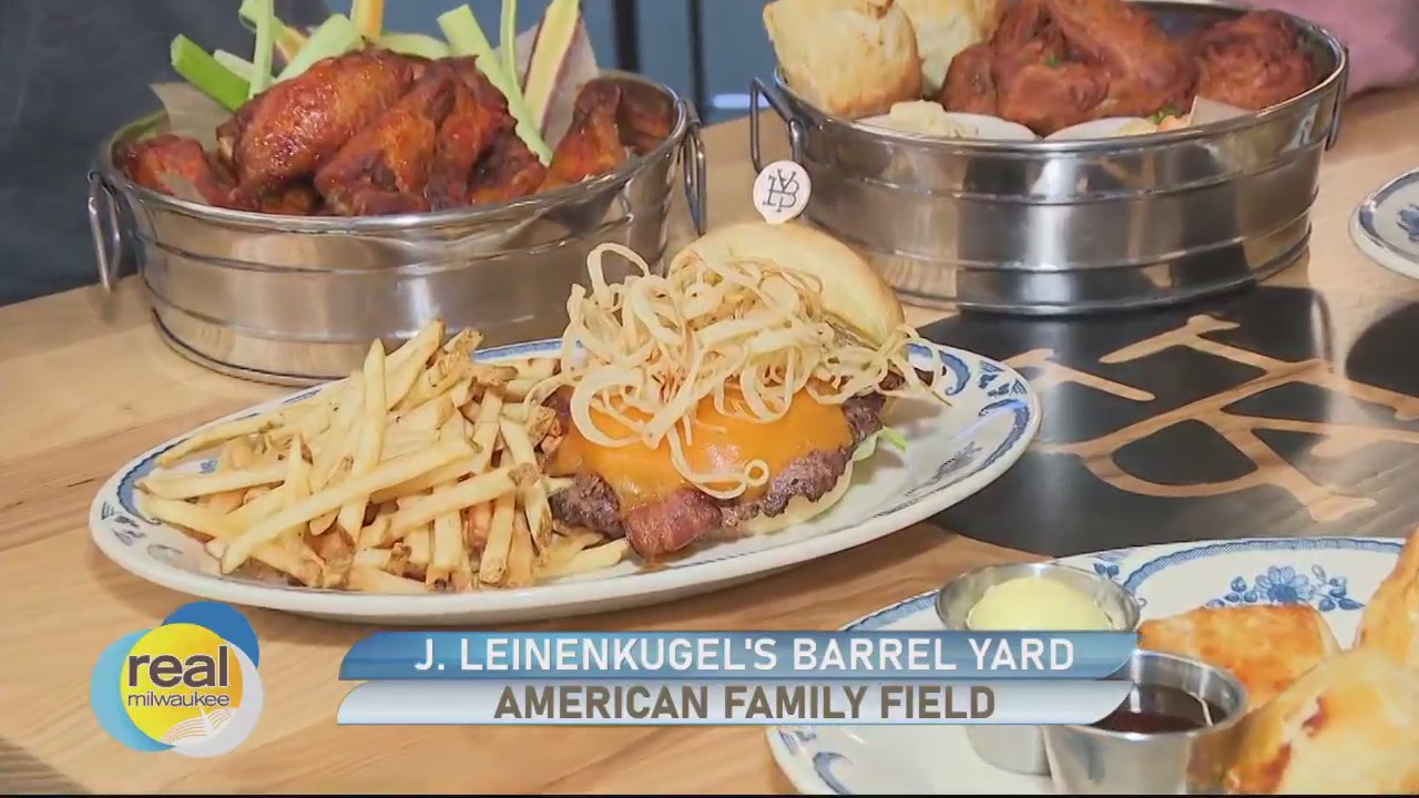 J. Leinenkugel's Barrel Yard; great food and great views