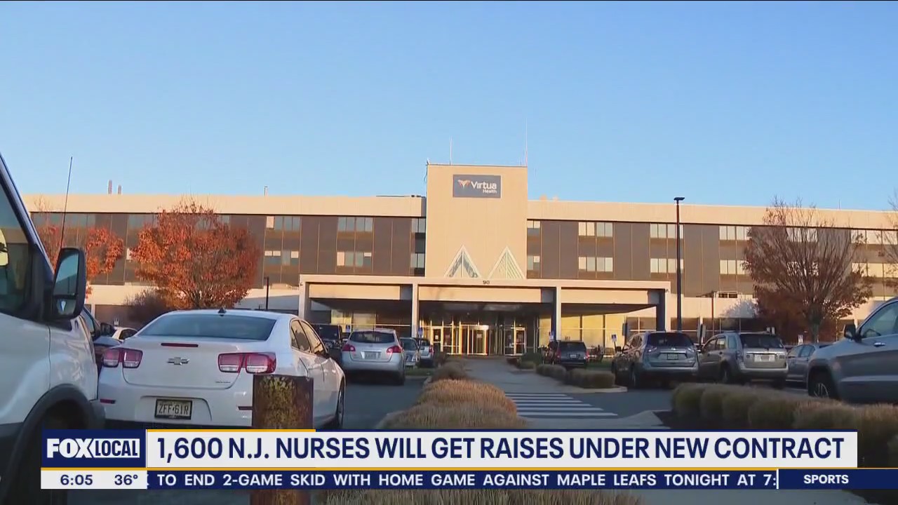 More than 1,600 nurses will get raises under new contract in New Jersey