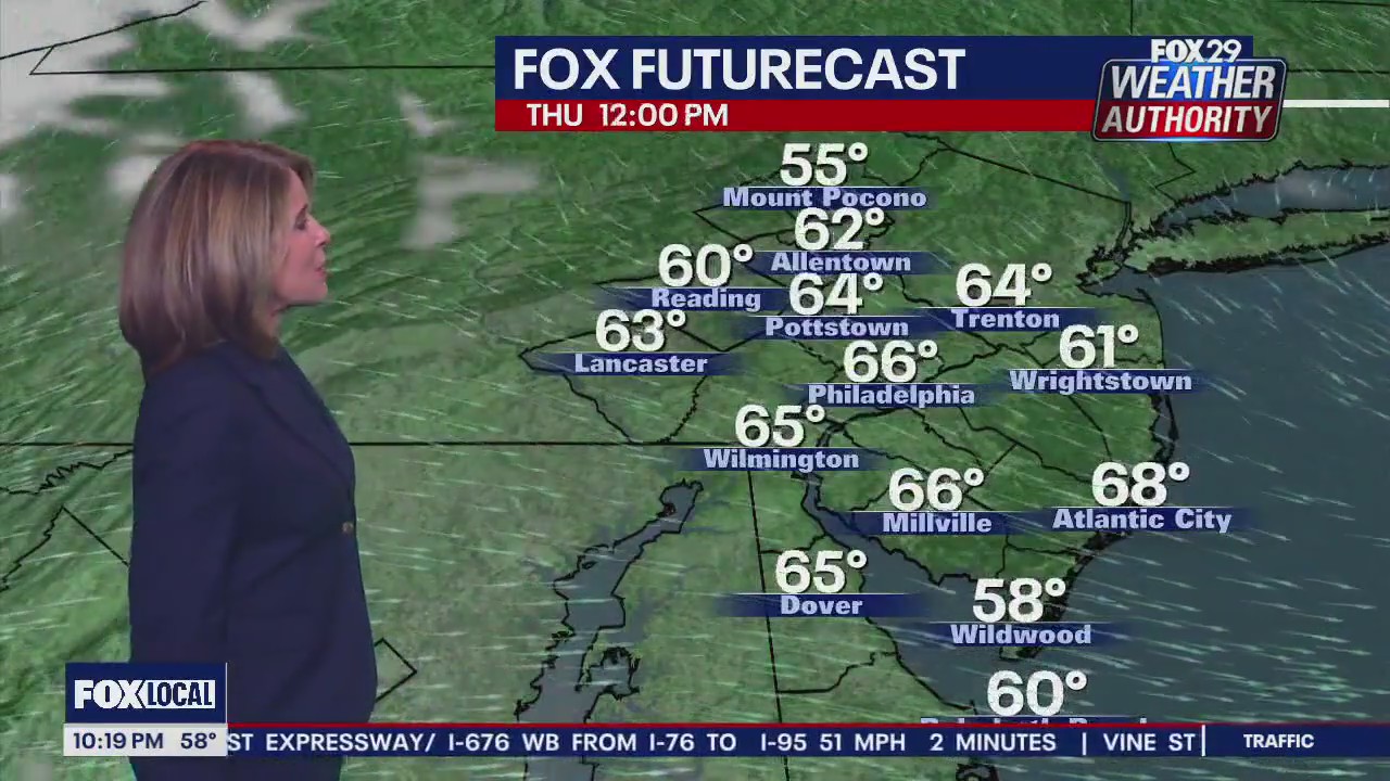 Weather Authority: 10 p.m. Wednesday forecast