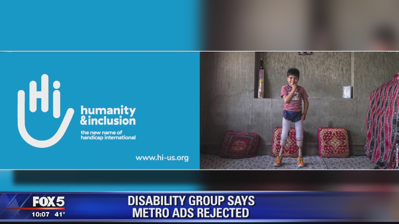 Disability rights group says Metro rejected its ad campaign