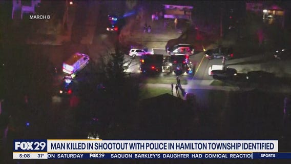 Man killed in shootout with police in Hamilton Township, New Jersey, identified