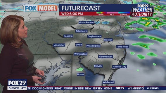 Weather Authority: Tuesday 5 pm forecast