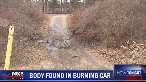Body found in burning car in Germantown, police say