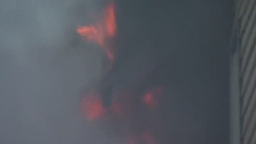 Fire at Belgium Lake Church Inn, Ozaukee County historic building