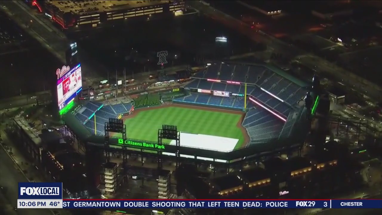 Phillies fans waiting one extra sleep for opening day at Citizens Bank Park