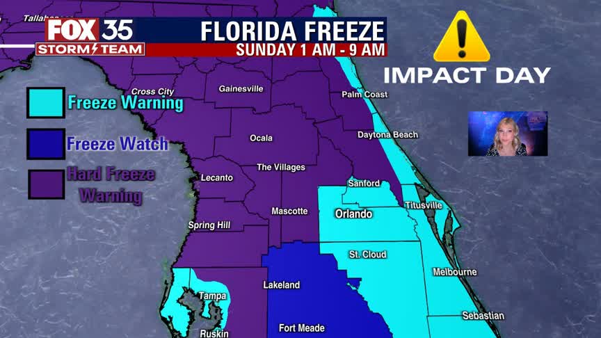 WEATHER IMPACT DAY: Cold temperatures bring big chill to Central Florida