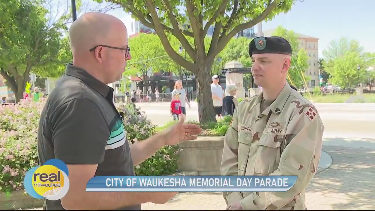 The City of Waukesha Memorial Day Parade kicks off at 10:15 a.m.