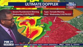 Tornado warning issued for Sussex County, Delaware