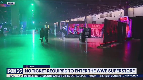 Sneak peek inside WWE World at PA Convention Center