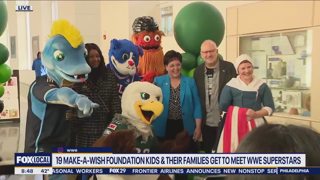 WWE Superstars to greet Make-A-Wish Foundation families in Philadelphia