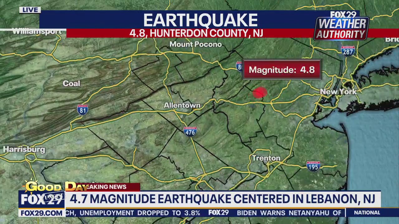 How and where did the earthquake occur? FOX 29's Drew Anderson breaks it down