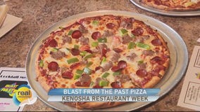 Visiting Blast From the Past Pizza during Kenosha Restaurant Week