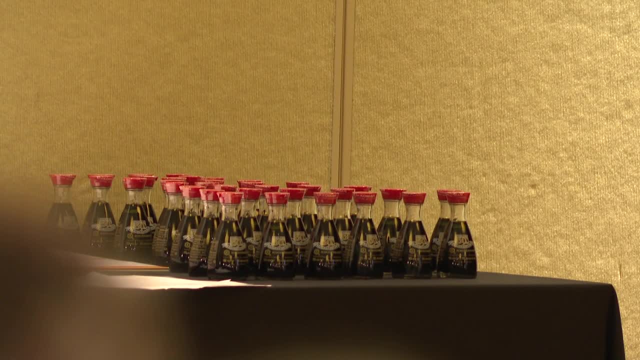 Kikkoman soy sauce; Wisconsin-made for 50 years