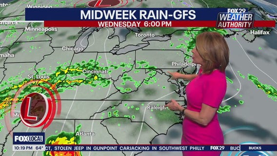 Weather Authority: 10 p.m. Tuesday forecast