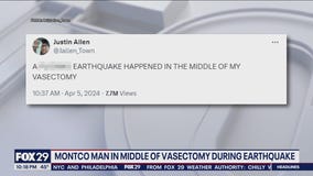 Earthquake happens during Montco man's delicate surgery