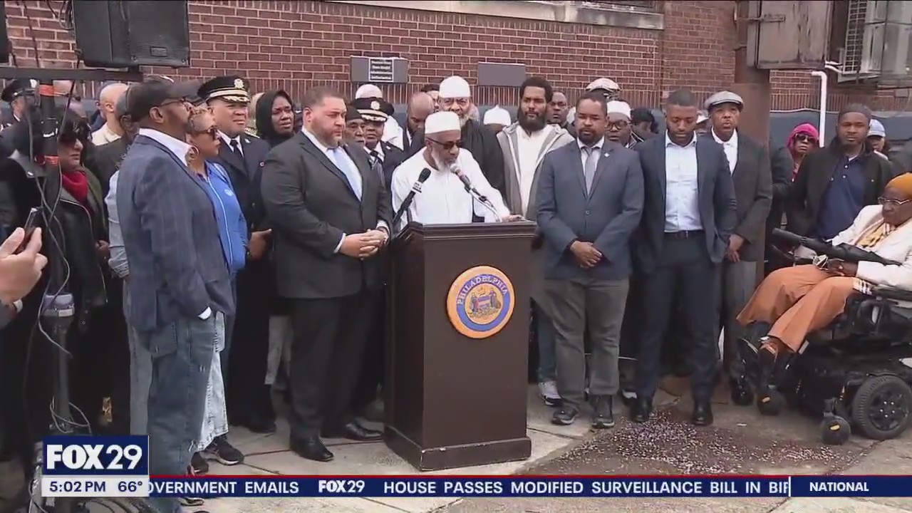 Muslim community, law enforcement gather to condemn Eid shooting