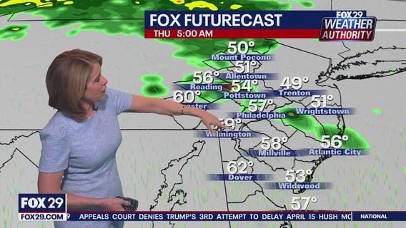 Weather Authority: 11 p.m. Wednesday forecast