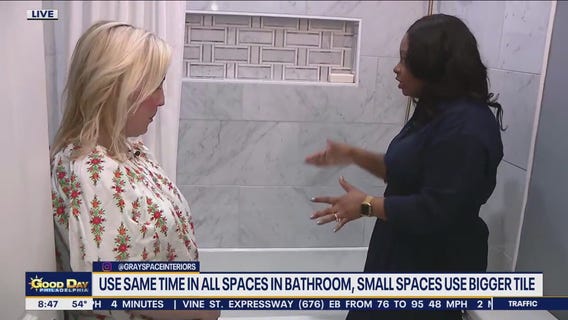 Making the most out of a small bathroom