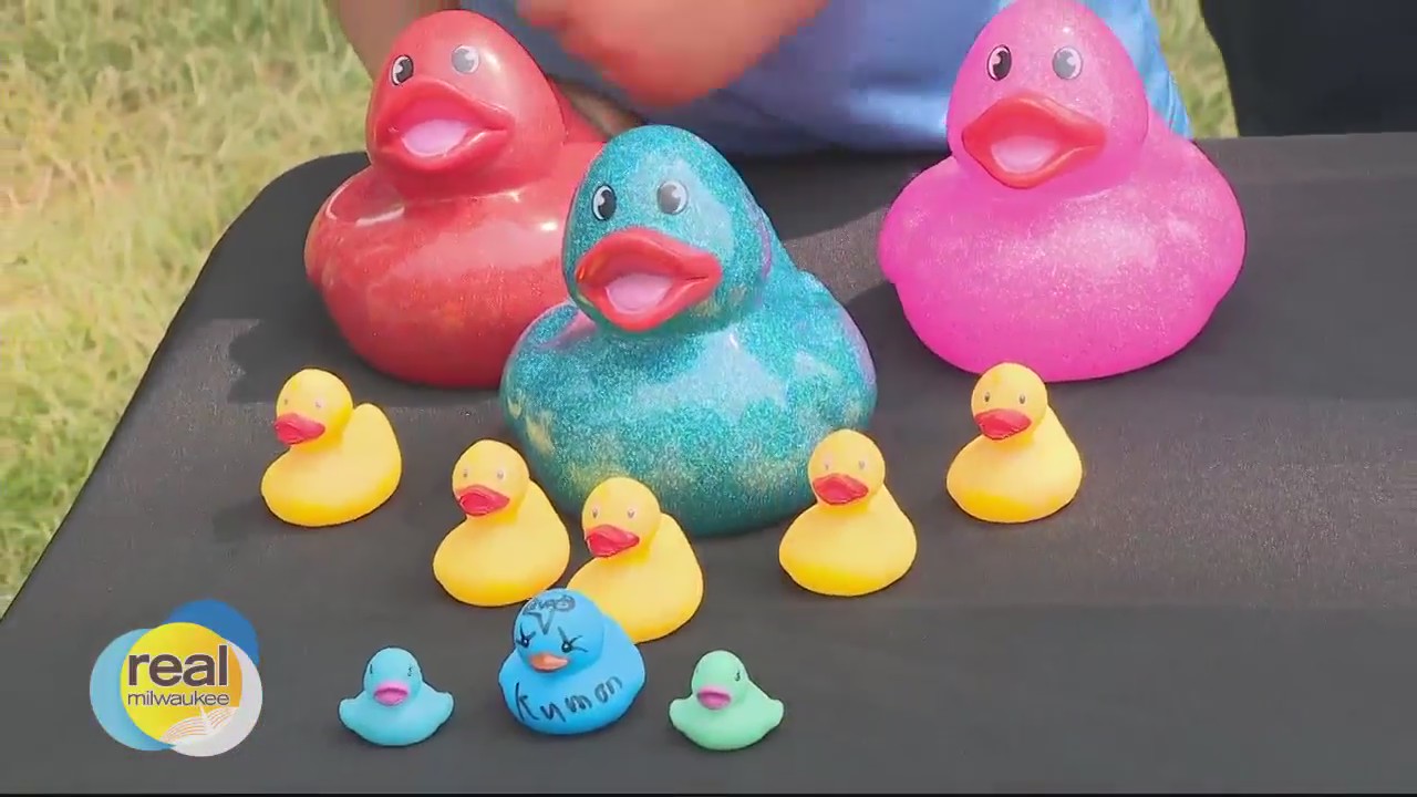 Get involved in the Cedarquacker Duck Race at Strawberry Fest