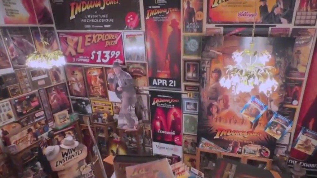 Sheboygan man's Indiana Jones collection