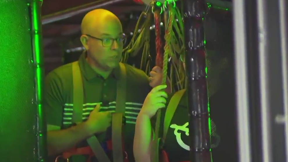 New heights at Urban Air with their Sky Rider