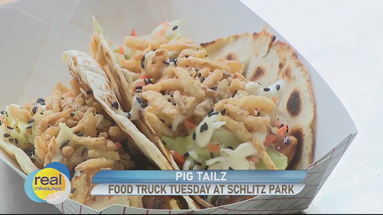 On Tuesdays, grab a bite to eat from some of Milwaukee's most popular food trucks at Schlitz Park